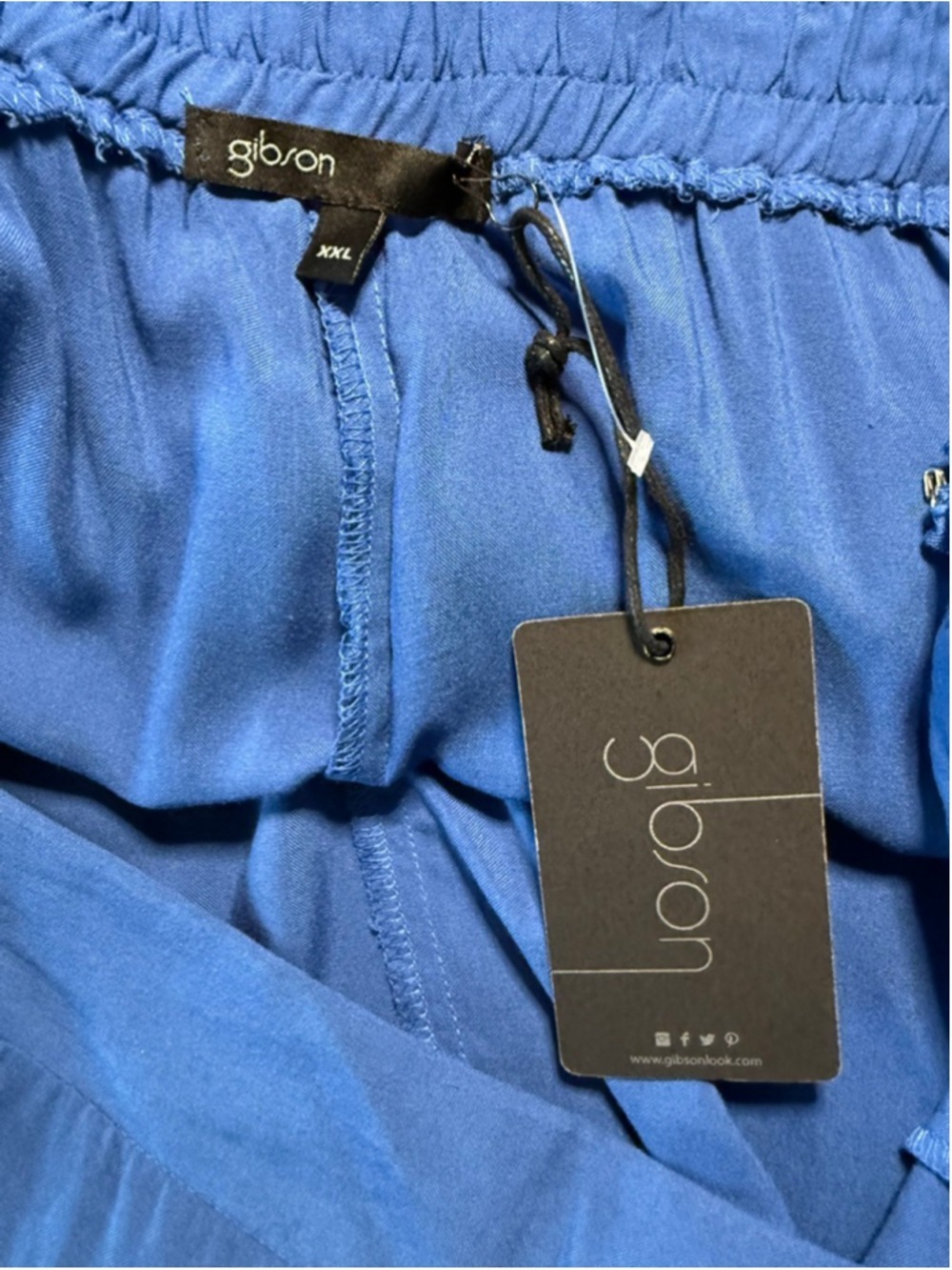 Women's Gibson Blue Wide Leg Pants XXL - Picture 7 of 14